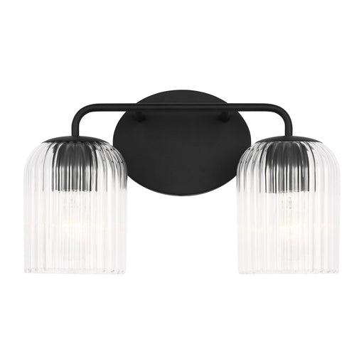 Eisele Two Light Vanity Midnight Black