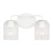 Generation Lighting - GLV1132MWT - Two Light Vanity - Eisele - Matte White
