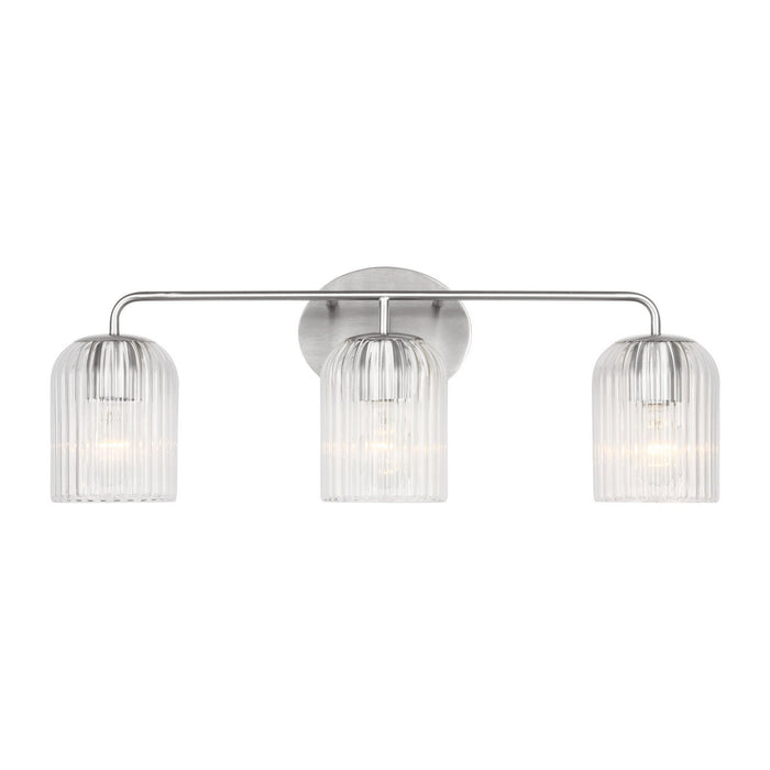 Generation Lighting - GLV1133BS - Three Light Vanity - Eisele - Brushed Nickel