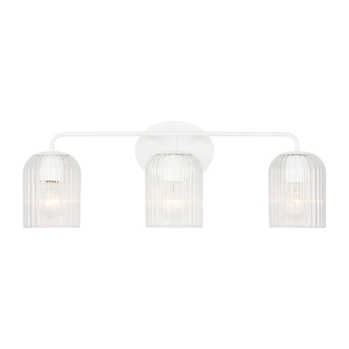 Generation Lighting - GLV1133MWT - Three Light Vanity - Eisele - Matte White
