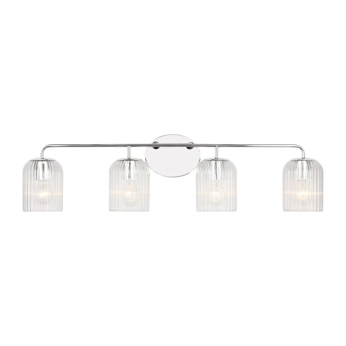 Generation Lighting - GLV1134CH - Four Light Vanity - Eisele - Chrome