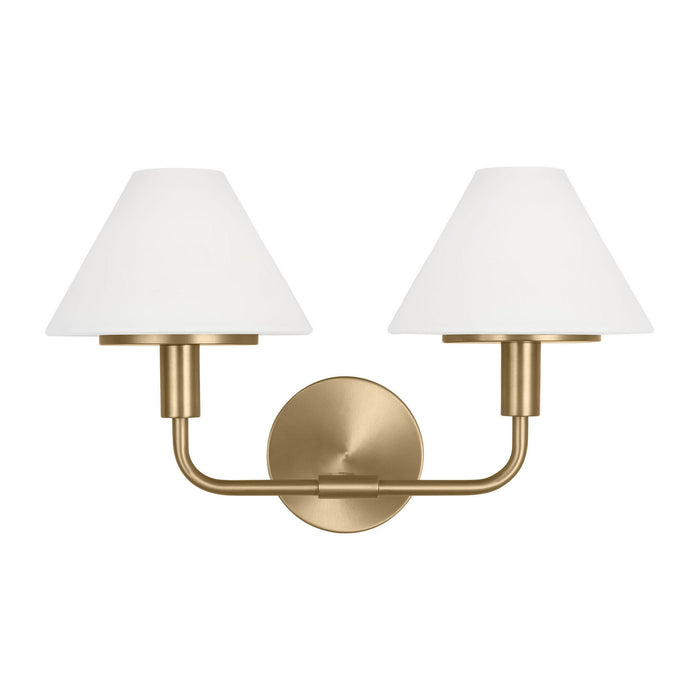 Generation Lighting - GLW1022SB - Wall Sconce - Mendota - Satin Brass
