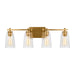 Visual Comfort Studio - VS24304BBS - Four Light Vanity - Mercer - Burnished Brass