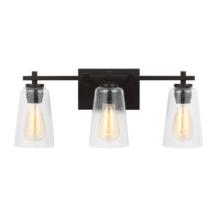 Visual Comfort Studio - VS24303MBK - Three Light Vanity - Mercer - Midnight Black