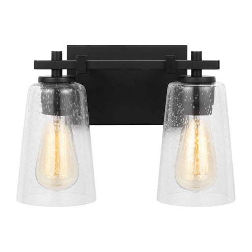 Visual Comfort Studio - VS24302MBK - Two Light Vanity - Mercer - Midnight Black