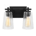 Visual Comfort Studio - VS24302MBK - Two Light Vanity - Mercer - Midnight Black