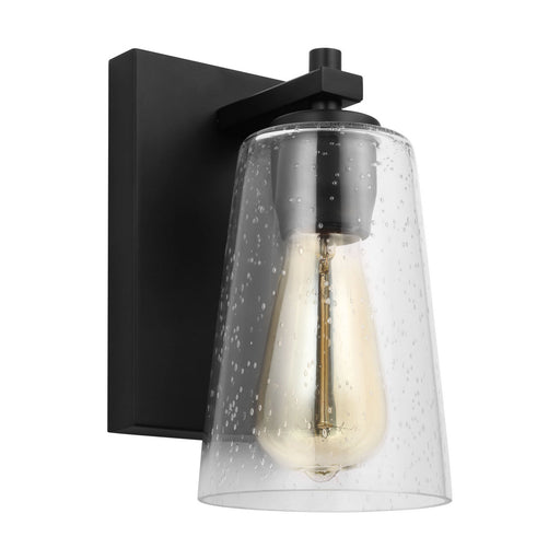 Mercer One Light Wall Sconce Midnight Black