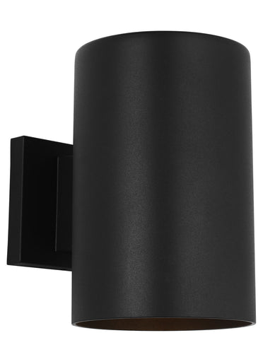 Outdoor Cylinders One Light Wall Lantern Textured Black
