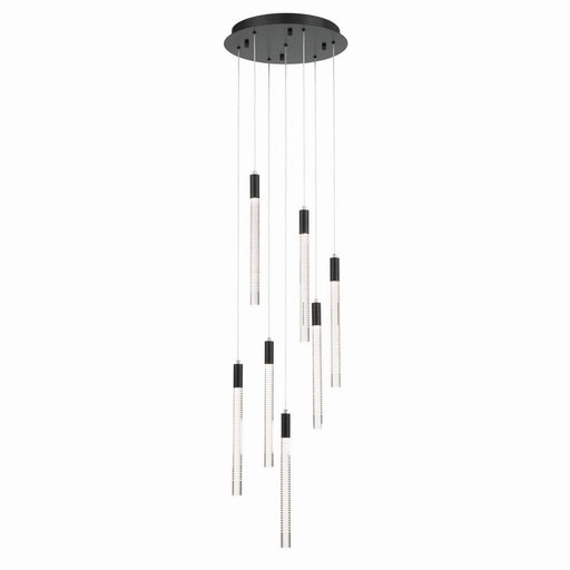 Celine LED Chandelier Black