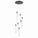 Artcraft - AC12147BK - LED Chandelier - Celine - Black