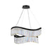 Artcraft - AC12202BK - LED Chandelier - Jules - Black