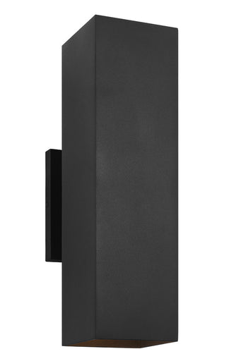 Pohl Two Light Wall Lantern Textured Black