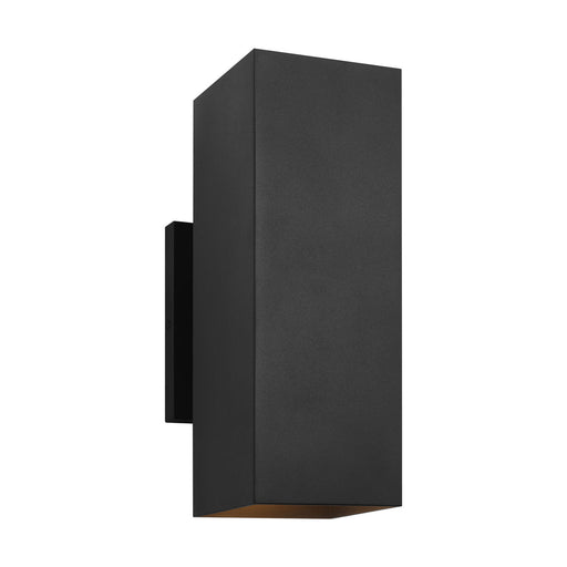 Pohl Two Light Wall Lantern Textured Black