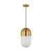 Visual Comfort Studio - DJP1141SB - One Light Pendant - Foster - Satin Brass