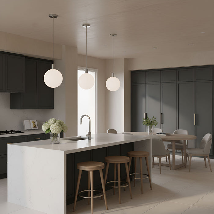 Visual Comfort Studio - DJP1171BS - One Light Pendant - Colewood - Brushed Nickel