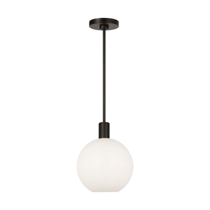 Visual Comfort Studio - DJP1171MBK - One Light Pendant - Colewood - Midnight Black
