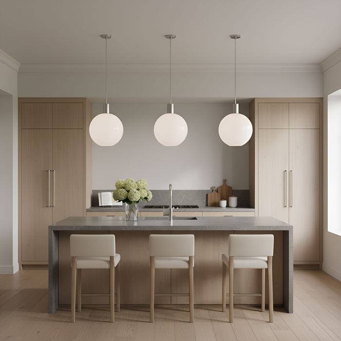 Visual Comfort Studio - DJP1181BS - One Light Pendant - Colewood - Brushed Nickel