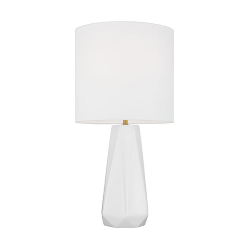 Moresby One Light Table Lamp Gloss White