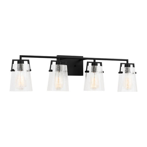 Visual Comfort Studio - DJV1034MBKCKG - Four Light Vanity - Crofton - Midnight Black