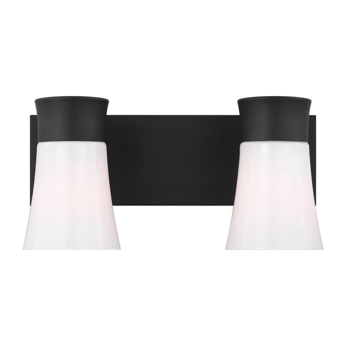 Visual Comfort Studio - DJV1082MBK - Two Light Vanity - Roy - Midnight Black