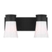 Visual Comfort Studio - DJV1082MBK - Two Light Vanity - Roy - Midnight Black