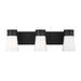 Visual Comfort Studio - DJV1083MBK - Three Light Vanity - Roy - Midnight Black