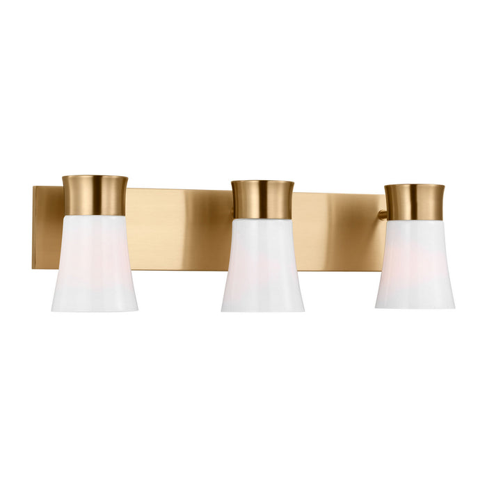 Visual Comfort Studio - DJV1083SB - Three Light Vanity - Roy - Satin Brass