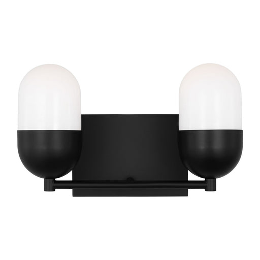 Visual Comfort Studio - DJV1092MBK - Two Light Vanity - Foster - Midnight Black