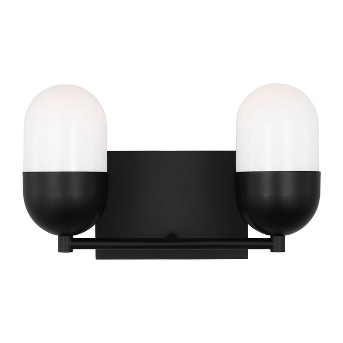 Visual Comfort Studio - DJV1092MBK - Two Light Vanity - Foster - Midnight Black