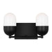 Visual Comfort Studio - DJV1092MBK - Two Light Vanity - Foster - Midnight Black