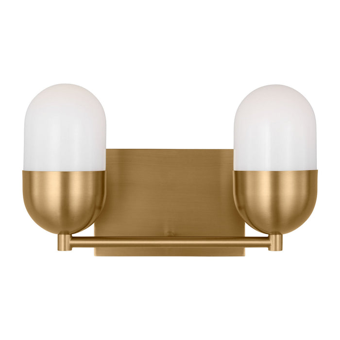 Visual Comfort Studio - DJV1092SB - Two Light Vanity - Foster - Satin Brass