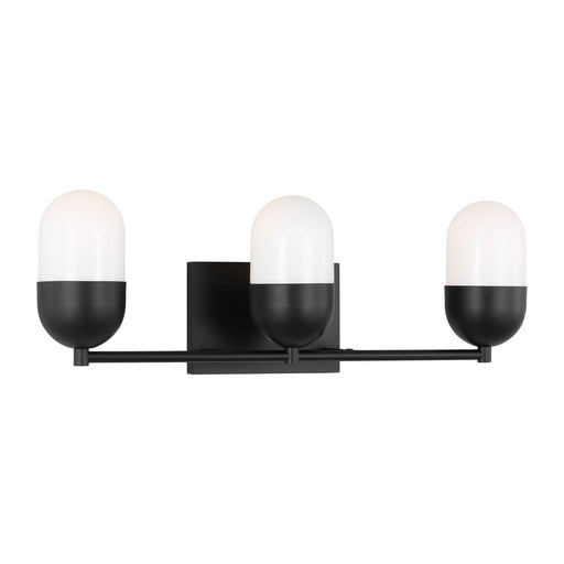Visual Comfort Studio - DJV1093MBK - Three Light Vanity - Foster - Midnight Black