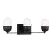 Visual Comfort Studio - DJV1093MBK - Three Light Vanity - Foster - Midnight Black