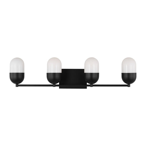 Visual Comfort Studio - DJV1094MBK - Four Light Vanity - Foster - Midnight Black