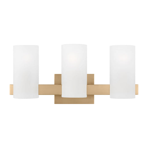 Rhode Three Light Vanity Satin Brass