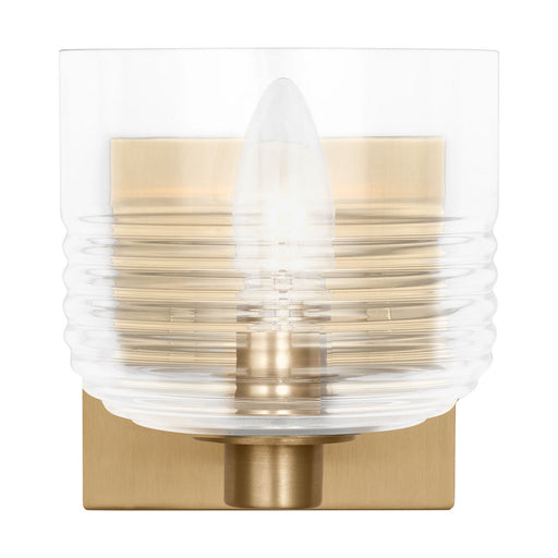 Lochdale One Light Wall Sconce Satin Brass