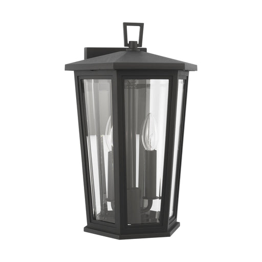 Witley Two Light Wall Lantern Textured Black