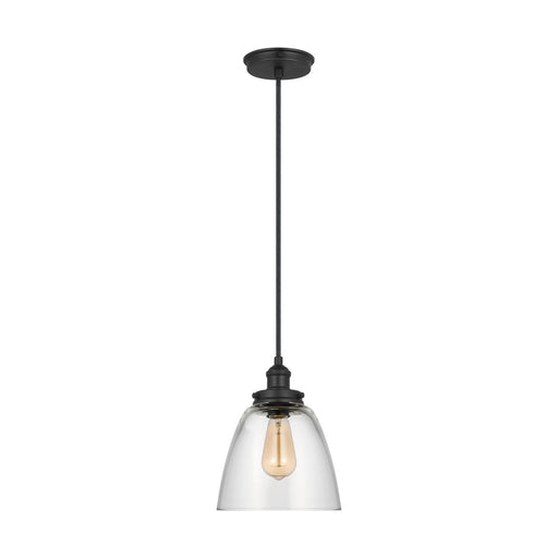 Baskin One Light Pendant Midnight Black