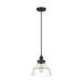 Visual Comfort Studio - P1348MBK - One Light Pendant - Baskin - Midnight Black