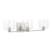 Visual Comfort Studio - DJV1113BS - Three Light Vanity - Lochdale - Brushed Nickel