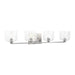 Visual Comfort Studio - DJV1114BS - Four Light Vanity - Lochdale - Brushed Nickel