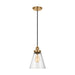 Visual Comfort Studio - P1347SB - One Light Pendant - Baskin - Satin Brass