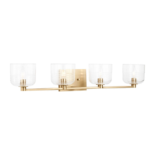 Visual Comfort Studio - DJV1114SB - Four Light Vanity - Lochdale - Satin Brass