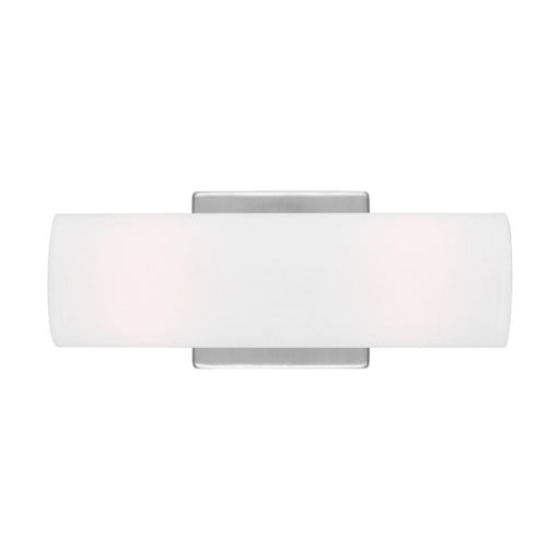 Capalino Two Light Wall Sconce Brushed Steel