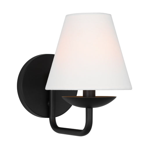 Albion One Light Wall Sconce Midnight Black