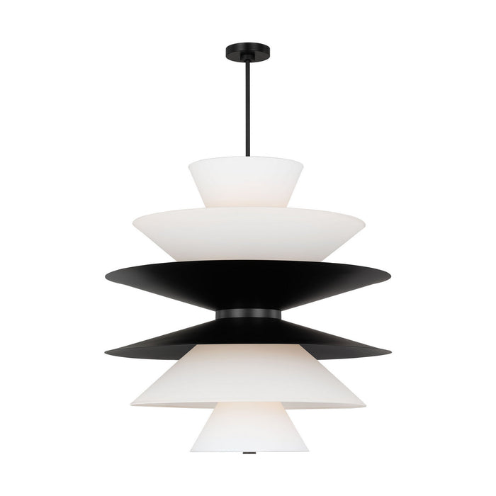 Visual Comfort Studio - LXP10316AI - 16 Light Pendant - Chambord - Aged Iron