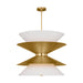 Visual Comfort Studio - LXP10212GD - 12 Light Pendant - Chambord - Gild