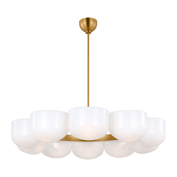 Visual Comfort Studio - LXC11210BBS - Ten Light Chandelier - Cheverny - Burnished Brass