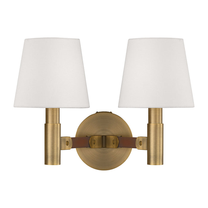 Visual Comfort Studio - LW1152TWB - Two Light Wall Sconce - Grayson - Time Worn Brass