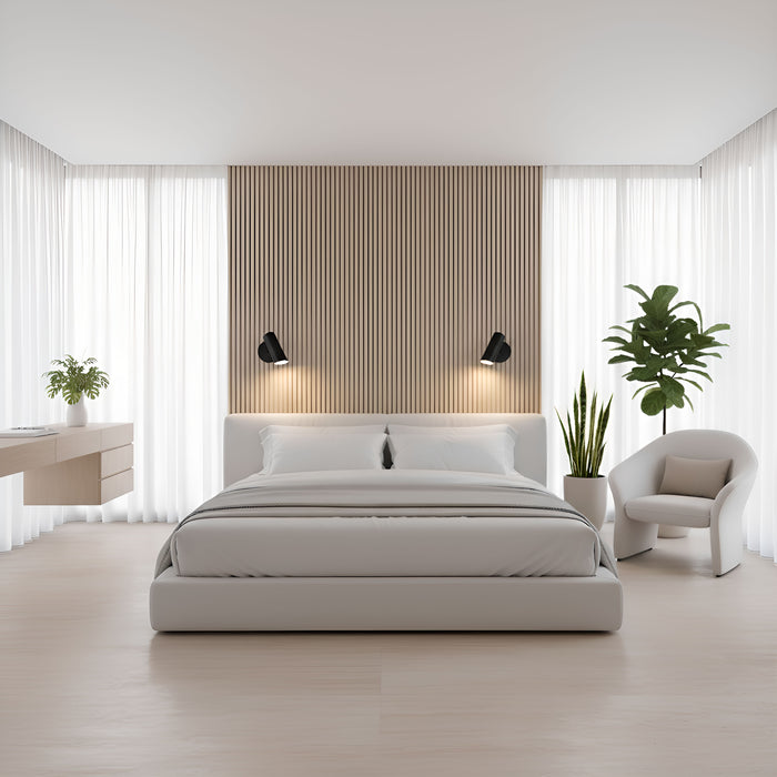 Visual Comfort Studio - DJW1141MBK - One Light Wall Sconce - Frasar - Midnight Black